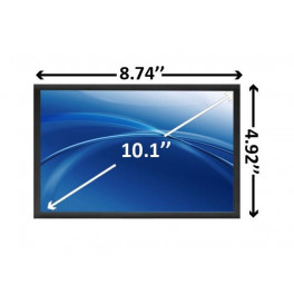 10,1" Slimline Scherm Glossy 1024x600