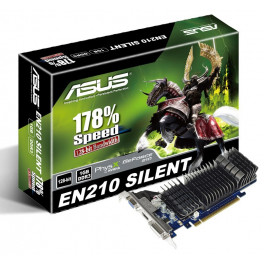 ASUS GeForce EN210 SILENT/DI/1GD3/V2 - 1GB - PCI-E