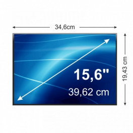 15,6" LED Slimline Scherm Mat 1920x1080